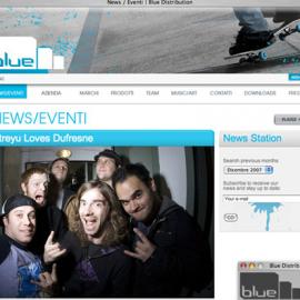 Blue Distribution 网页设计