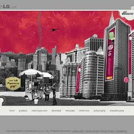 Converse与LG网页界面设计