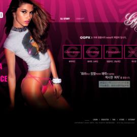 李孝利代言GGPX品牌服饰网站