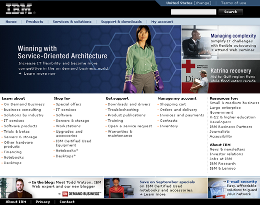 《商业站点分析》系列之 IBM