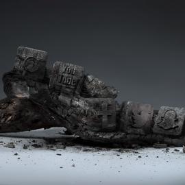 木炭艺术_美国的解构主义