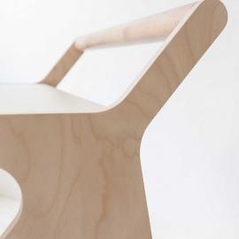 Rafa_kids 简洁创意的K书桌和X椅子