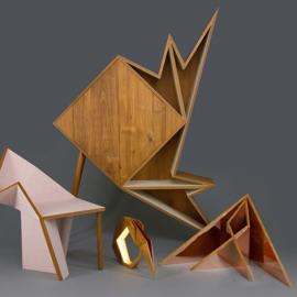 Aljoud Lootah设计的创意oru几何系列家具