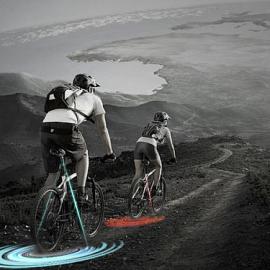 Min Keun Kwon设计的概念自行车投影警示灯