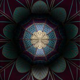 摩洛哥风格的纸雕「云城」