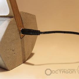 混搭材质多角度桌面台灯