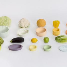 蔬果反向碟餐具设计