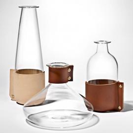 皮革缠绕玻璃器皿-Simon Hasan