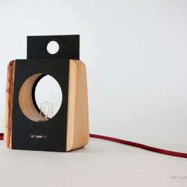 木制手工松木台灯