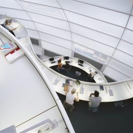 霸气 “大脑”：柏林自由大学语言学院图书馆by Foster and Partners