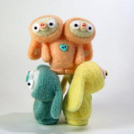 Kit Lane的手工玩偶作品