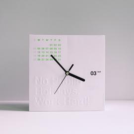 创意月历时钟设计