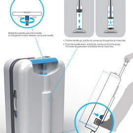 Vacuum Packed Suitcase