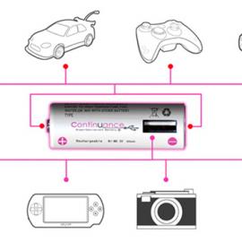 可以使用USB充电的电池