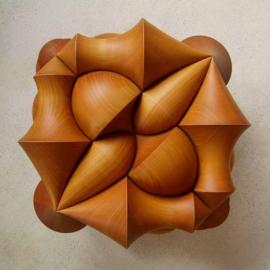 Cube Illusion Lidded Case by Laszlo Tompa