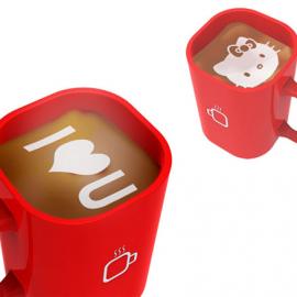 来杯艺术咖啡吧-可打印图案的Icoffee咖啡机