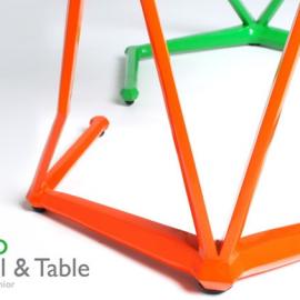 Ergo stool and table