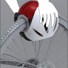 用头盔锁自行车？