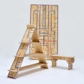 高自由度组合家具--P&aring;l Rodenius