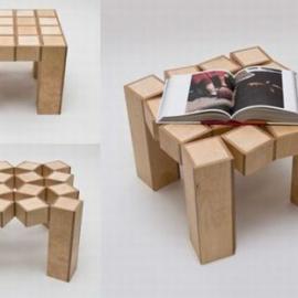 可变形的方块桌子