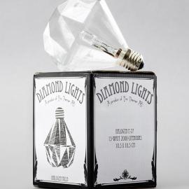 钻石造型的灯泡