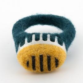 “Felt Follows Form”用计算机零件做成珠宝设计