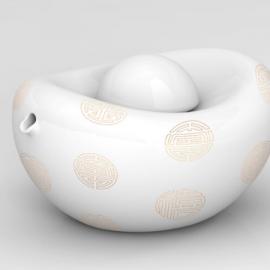 元宝调味瓶、元宝榨汁器（产品设计师赵丽萍）