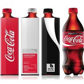 全新可口可乐环保概念瓶设计