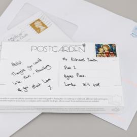 迷你的花园贺卡