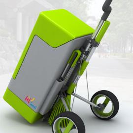 为清洁工设计的清洁车