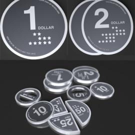 工业设计师：Infographic硬币