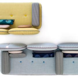 创意设计欣赏------随意拼装的沙发