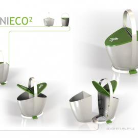 Panieco&sup2;智能生态垃圾桶