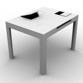 创意折叠式隐藏办公桌