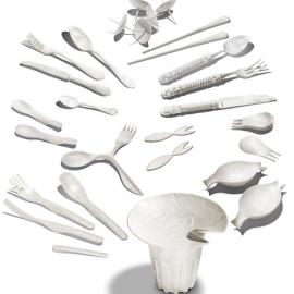 2009米兰家具展：意大利品牌pandora design的白色环保用品