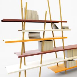 2009米兰家具展：SAQ工作室 fingers书架