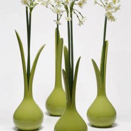 绿色“水仙”花瓶