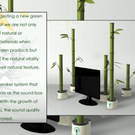 贴近大自然的竹子音箱