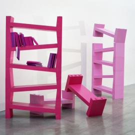 Skew bookcase by Sm&aring;nsk
