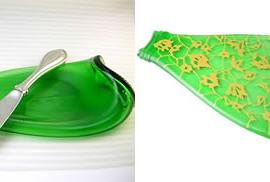 Perrier 旧瓶子 新盘子