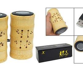 国外竹制笔记本音箱 超环保概念很实用