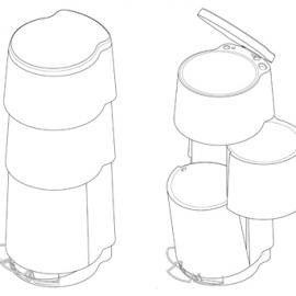 两款环保垃圾箱