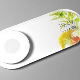 Lupa概念旋转手机