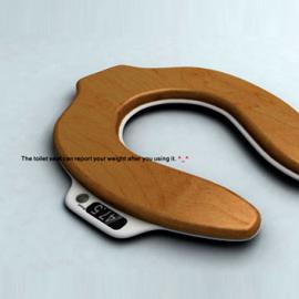 座便器内置体重计