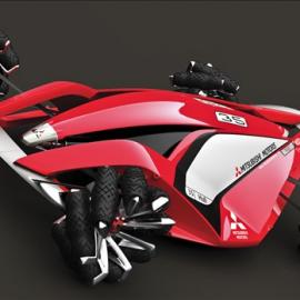 2008年洛杉矶车展：概念赛车三菱MMR25