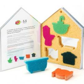 可爱的象形清洁套装