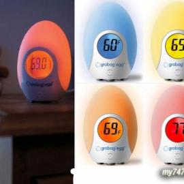 能变色的蛋型家庭温度计Grobag Egg