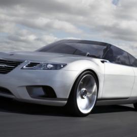 萨博“9-X BioHybrid Concept”敞篷款“