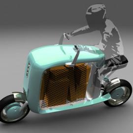 概念运输平板车