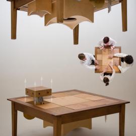 打击乐的咖啡桌